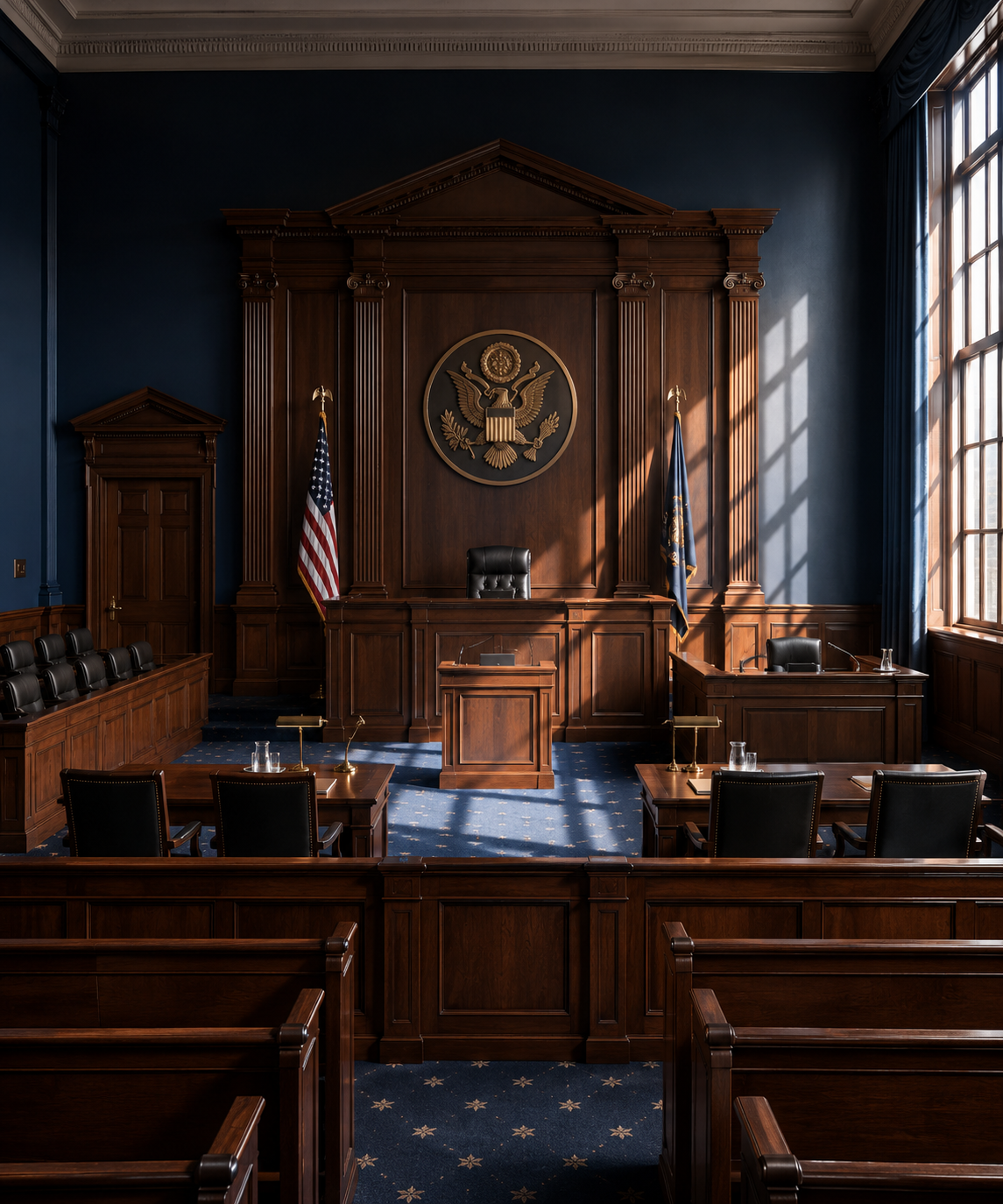 Federal courtroom — U.S. District Court